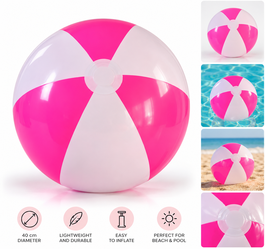 Coral Crush Beach ball