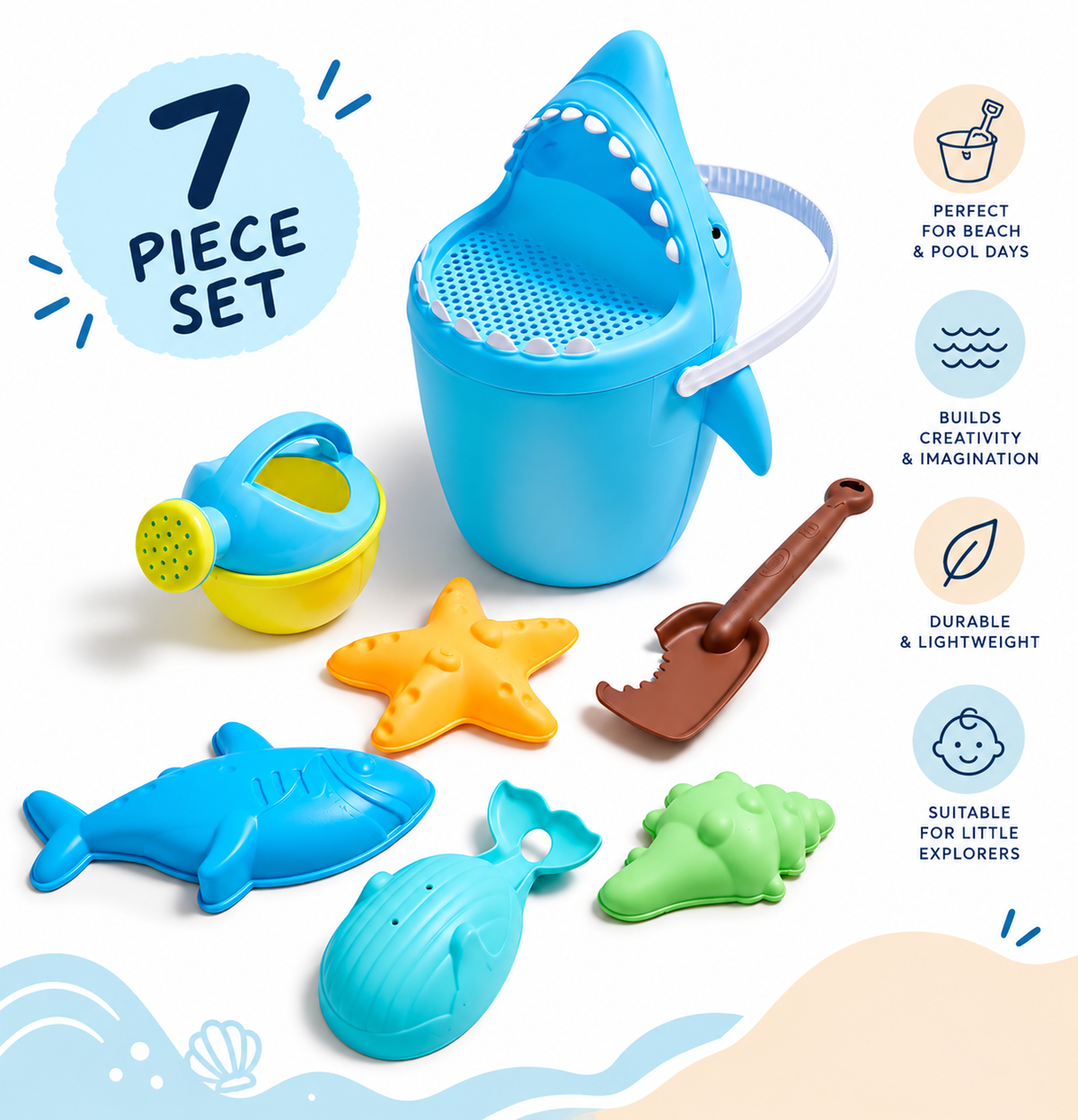 Shark Attack Beach Set