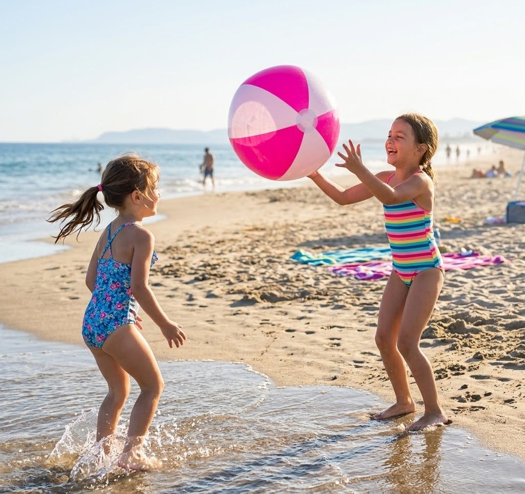 Coral Crush Beach ball