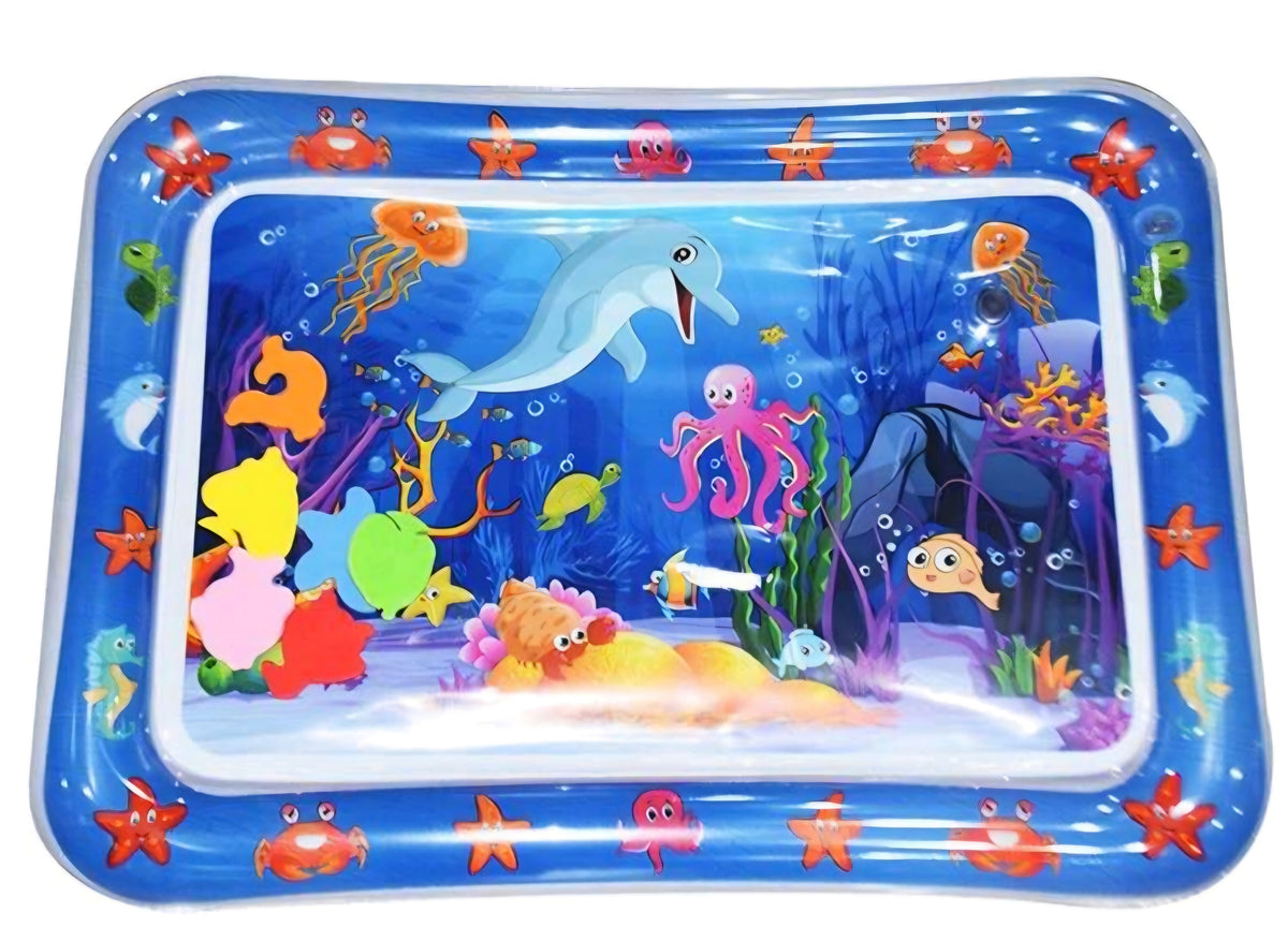 The Blue Ocean Tummy Time Water Mat